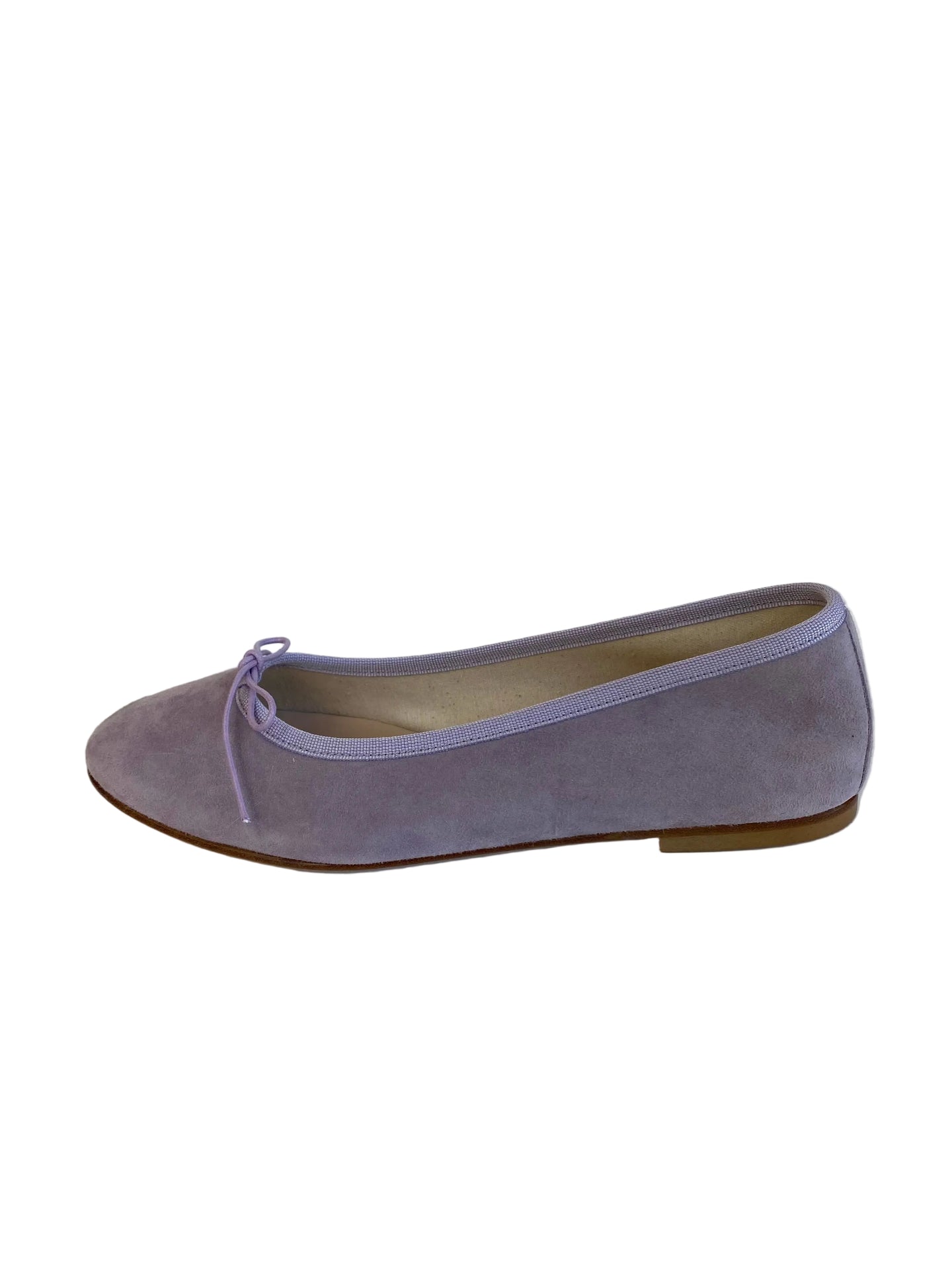 Ballerina Lonigro in camoscio glicine BA193