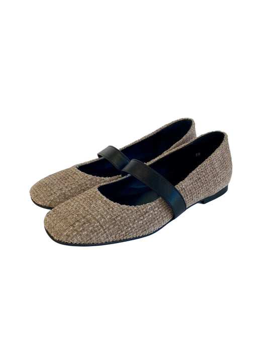 Ballerina Lonigro in bouclè beige BA125