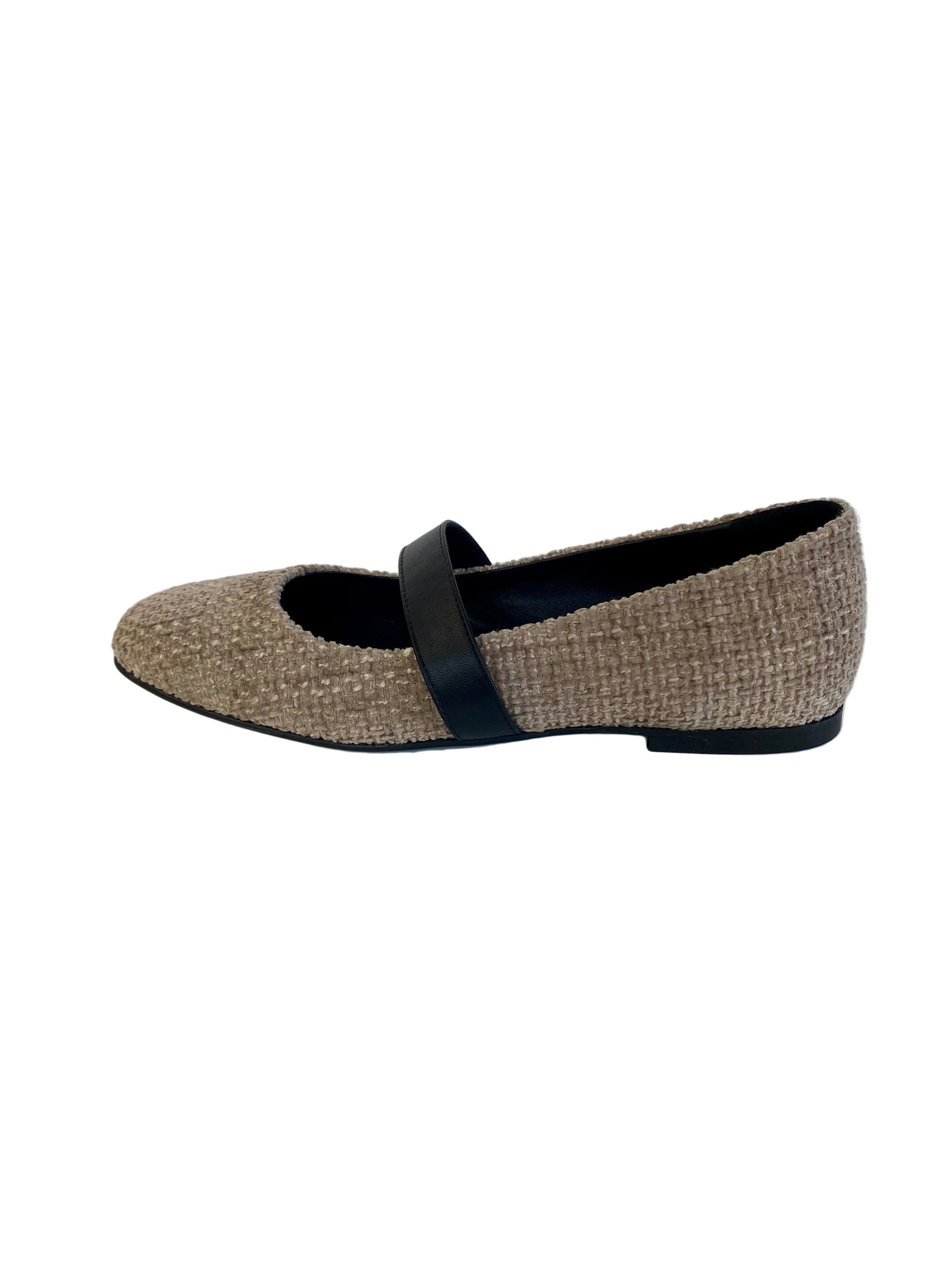 Ballerina Lonigro in bouclè beige BA125