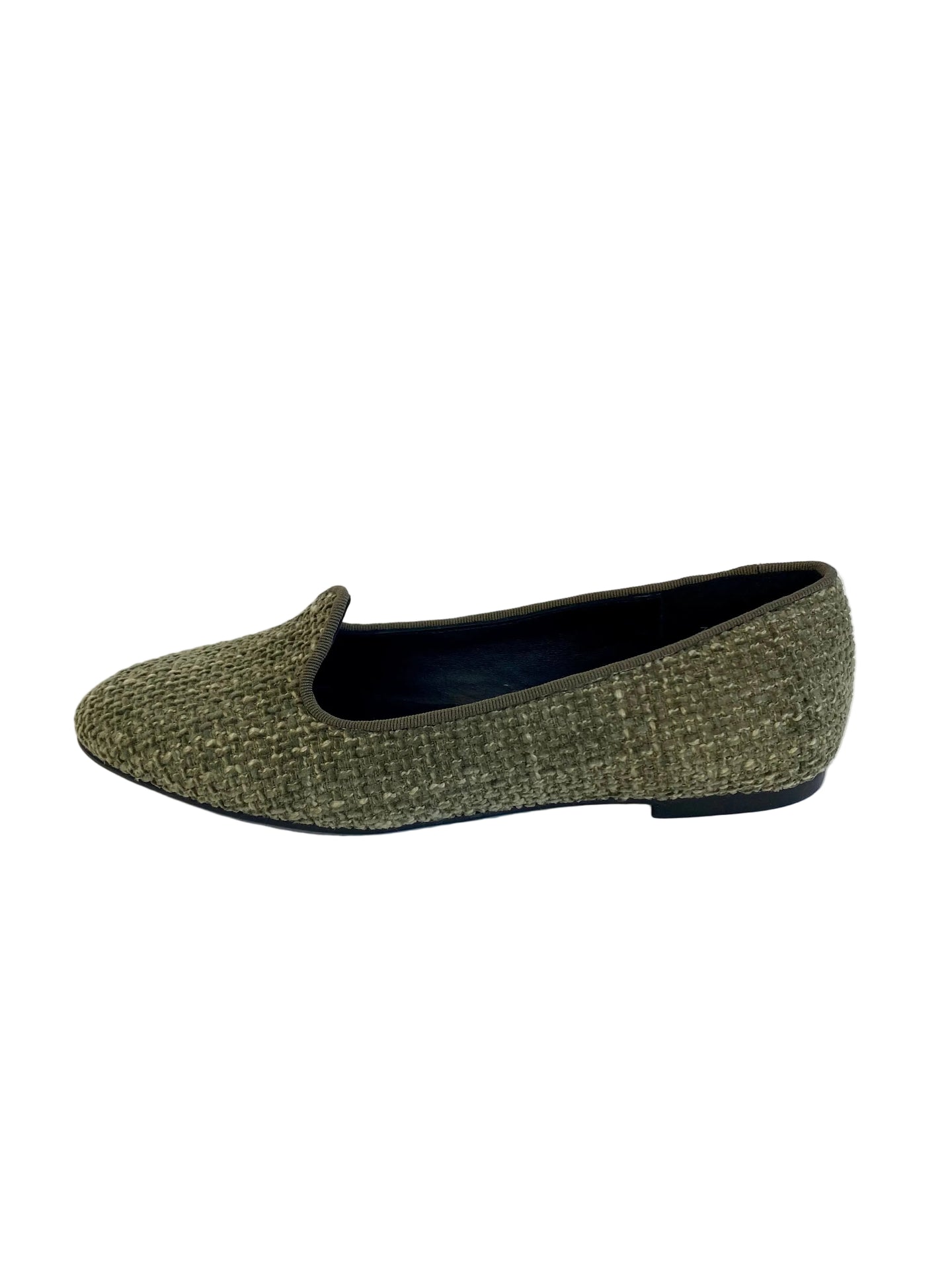 Ballerina slipper Lonigro in bouclè verde SL22