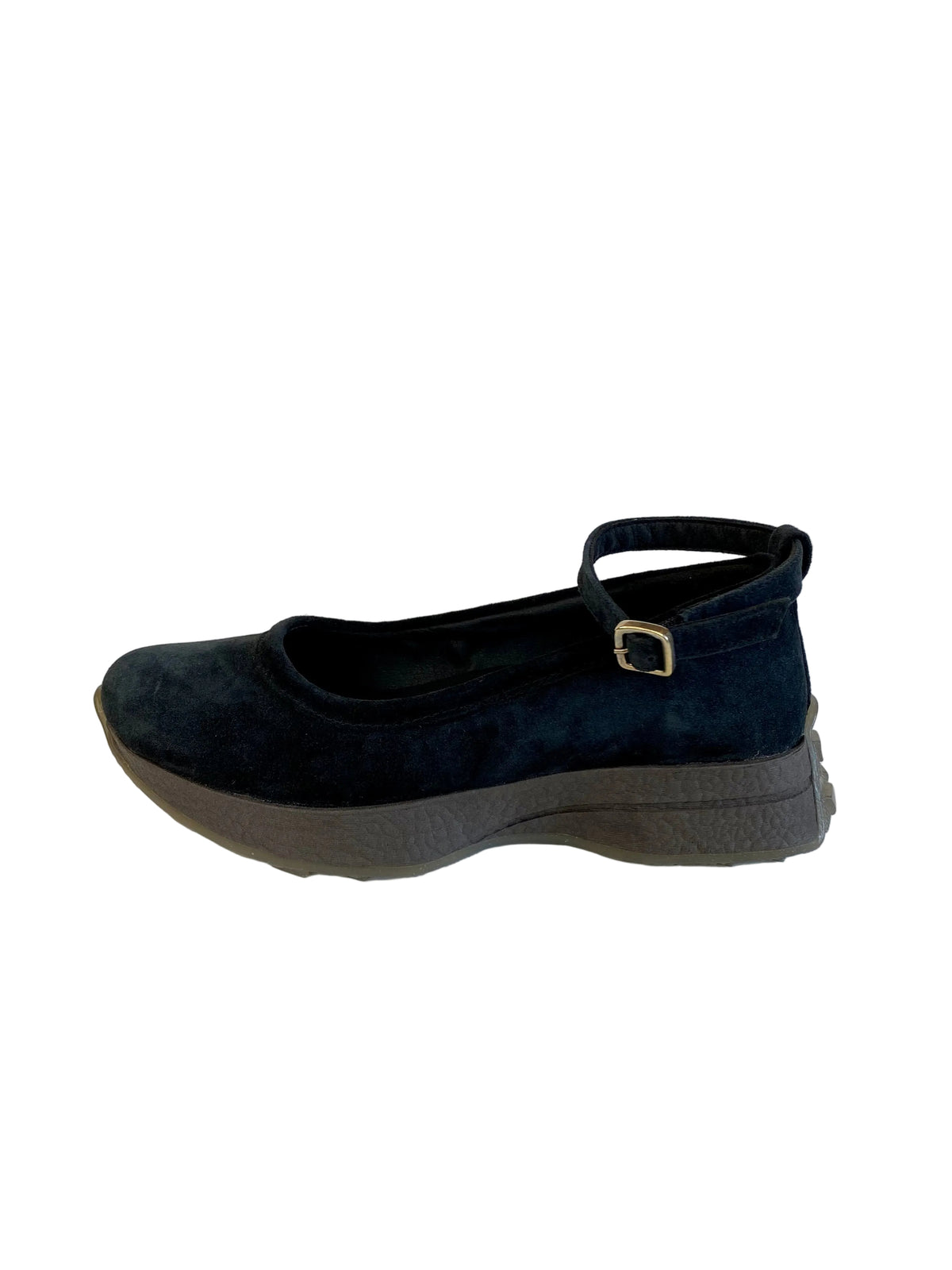 Ballerina Gaimo in camoscio nero IDONA