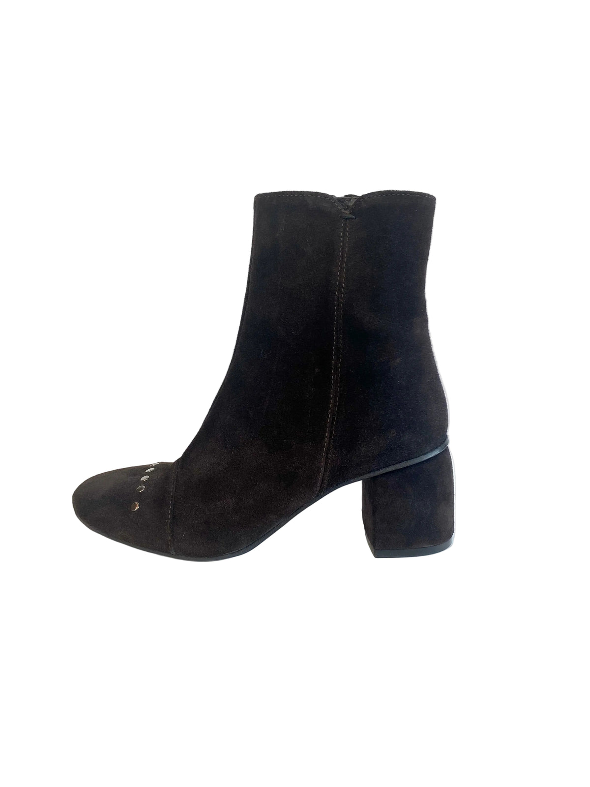 Stivaletto Kudetà camoscio moro con borchie 524705