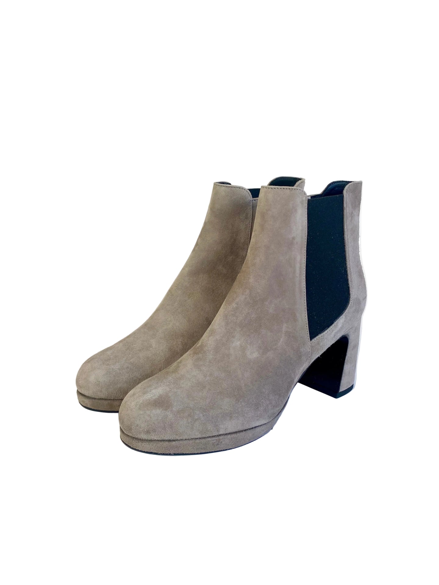 Stivaletto Lonigro camoscio grigio con elastico art.41