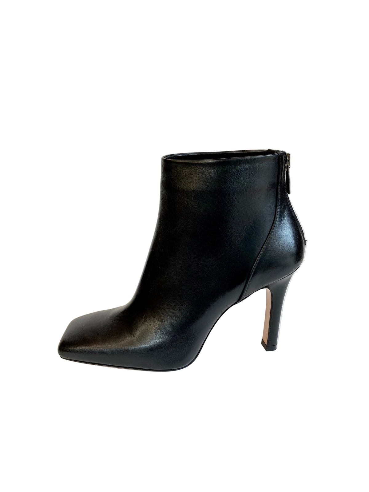 Stivaletto punta quadrata Lonigro pelle nera 7366