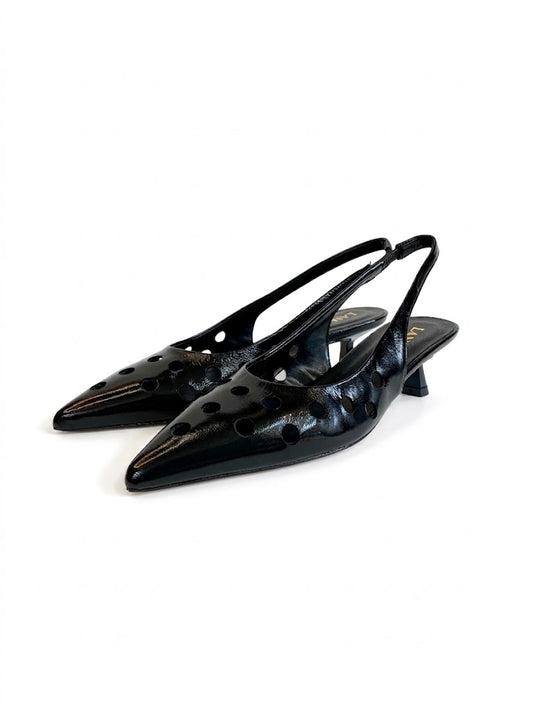 Slingback Lonigro naplak nero Q0573