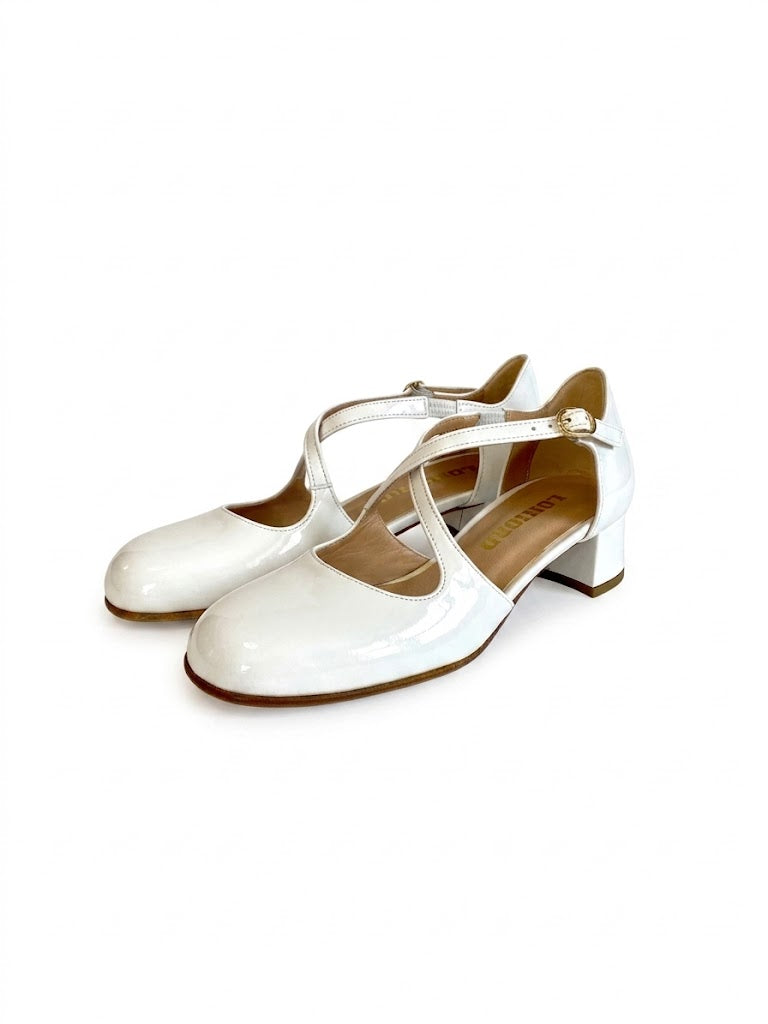 Ballerina Lonigro naplak bianco 4404S