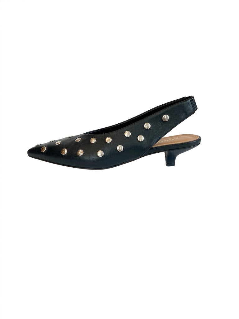 Slingback Lonigro nappa nera Q02470N