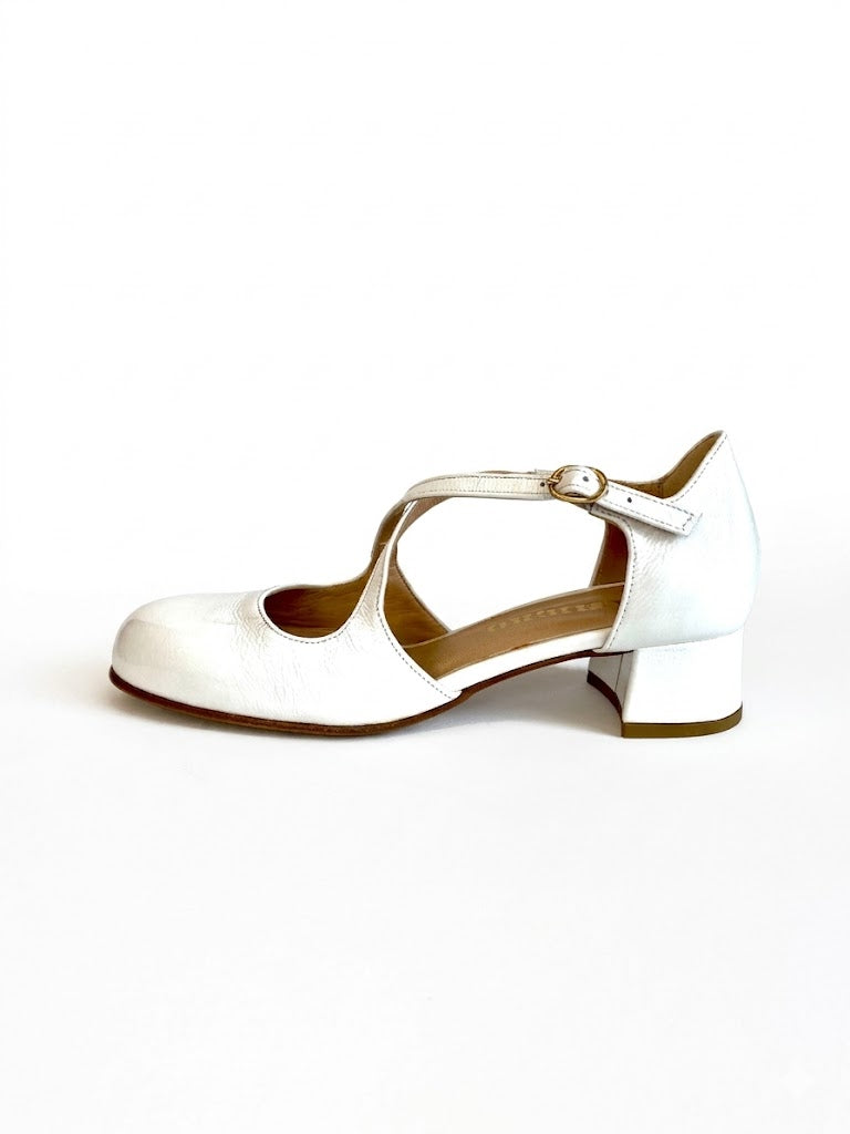 Ballerina Lonigro naplak bianco 4404S